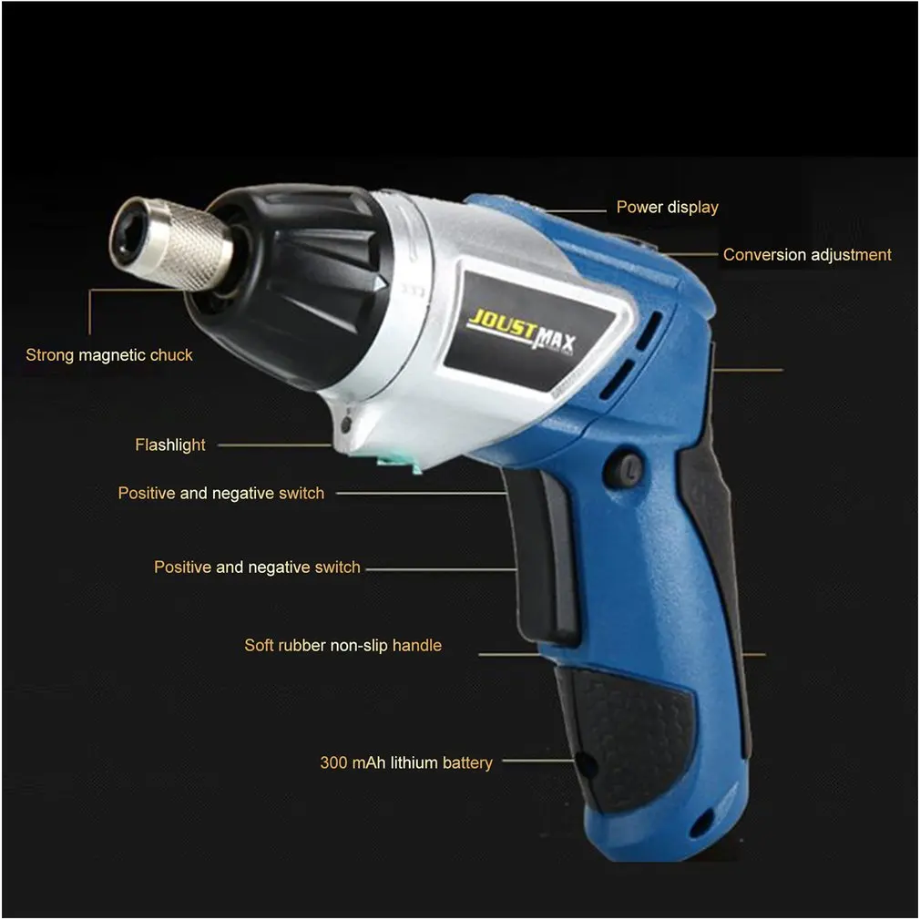 46Pcs Wireless Handheld Electric Screwdriver Set Household Rechargeable Drill Gun Tools Multi-function Screwdrivers | Инструменты