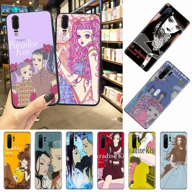 

paradise kiss miwako anime Phone Case For Huawei honor Mate P 10 20 30 40 i 9 8 pro x Lite smart 2019 nova 5t