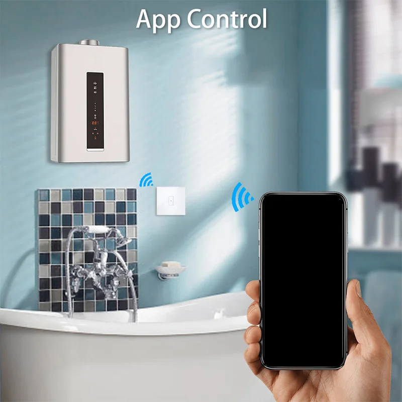 ЕС WiFi бойлер водонагреватель переключатель 4400 Вт WIFI умный для Google Home Alexa Echo