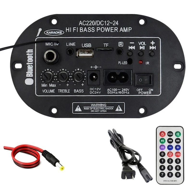 8-дюймовый 3 в 1 3028BTMIC Цифровой усилитель с микрофоном Bluetooth моно мощности платой US