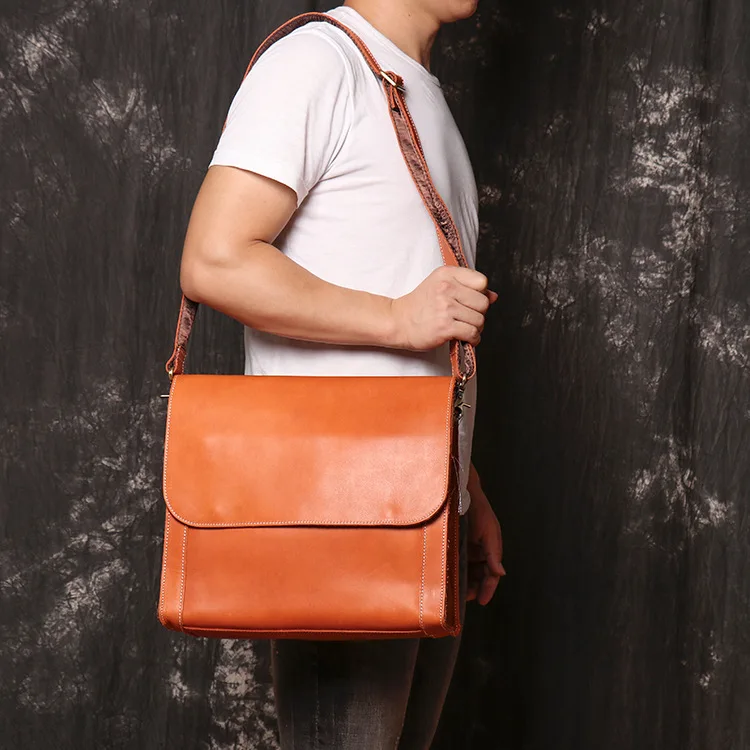 Большая сумка через плечо для ноутбука 14 дюймов винтажные мужские сумки