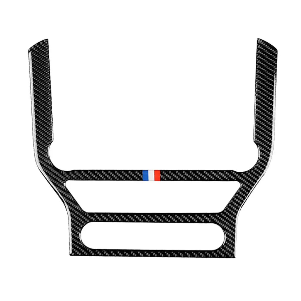 

Carbon Fiber Car Console AC CD Cover Trim Sticker for Ford 15 16 17