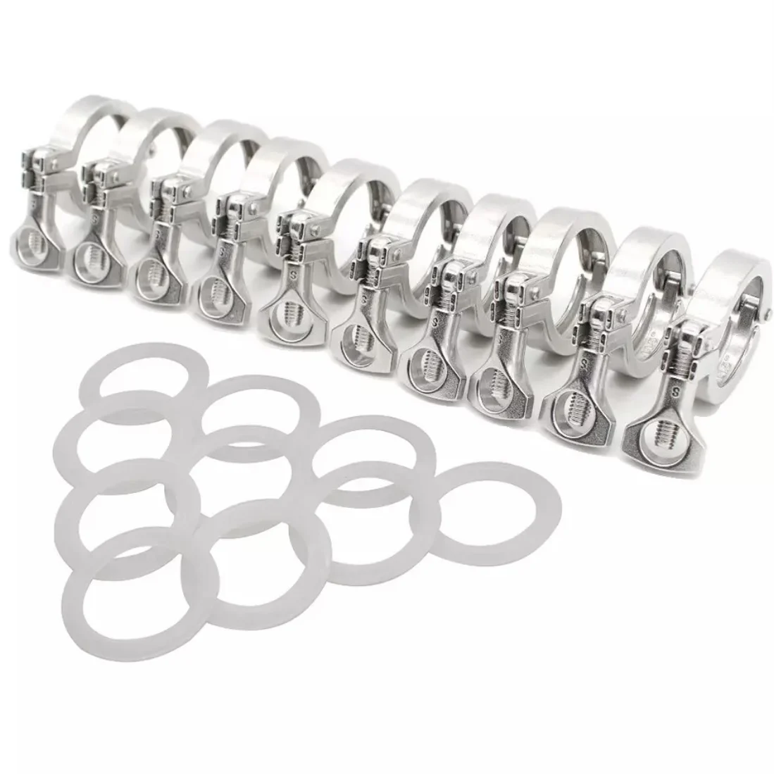 

1.5"2"2.5"3"3.5"4"Stainless Steel Sanitary Tri Clamp Clamps Clover for Ferrule SS304