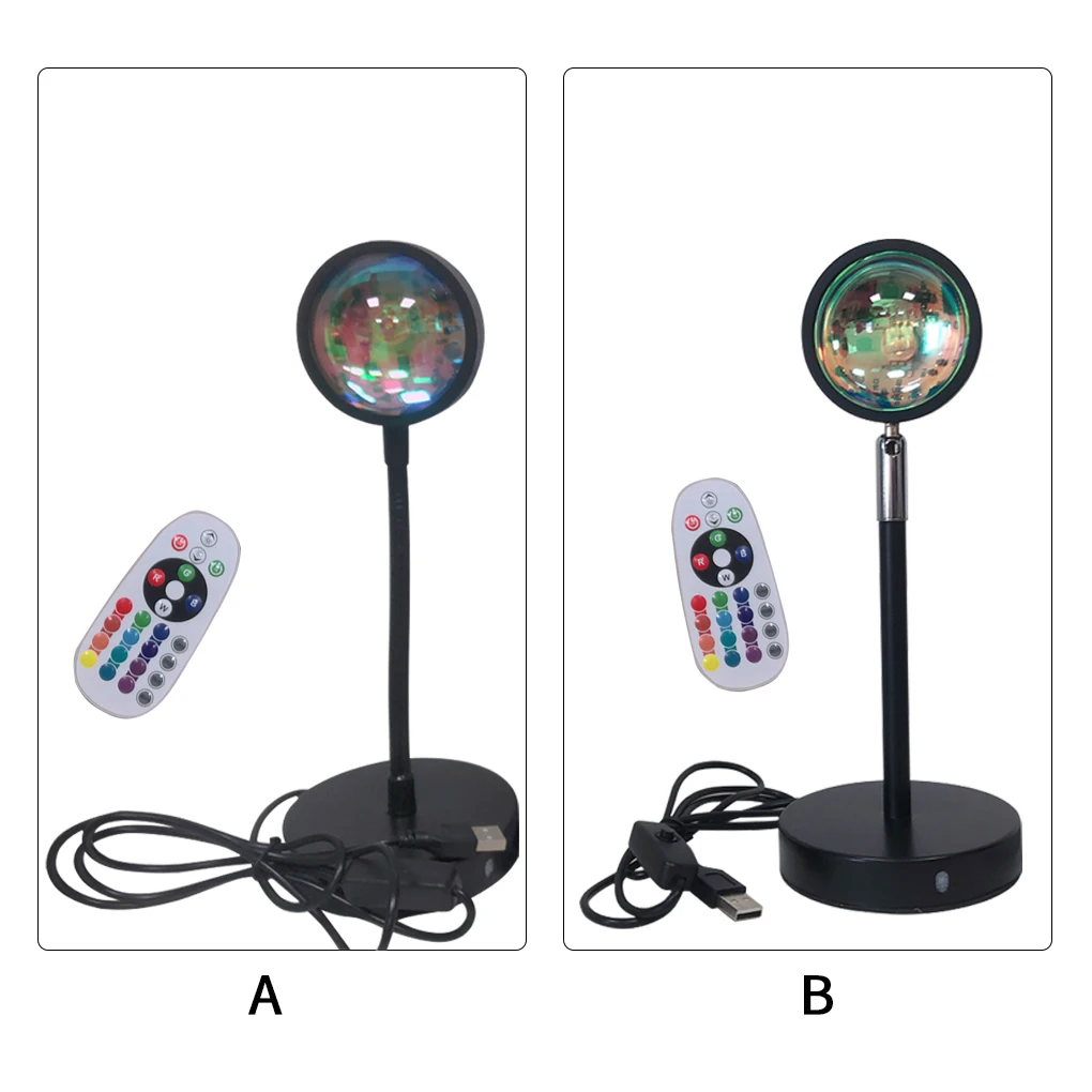 

Sunset Projection Lamp Rainbow Sunset Lamp Color Changing Remote Control SunSet Projection Lamp