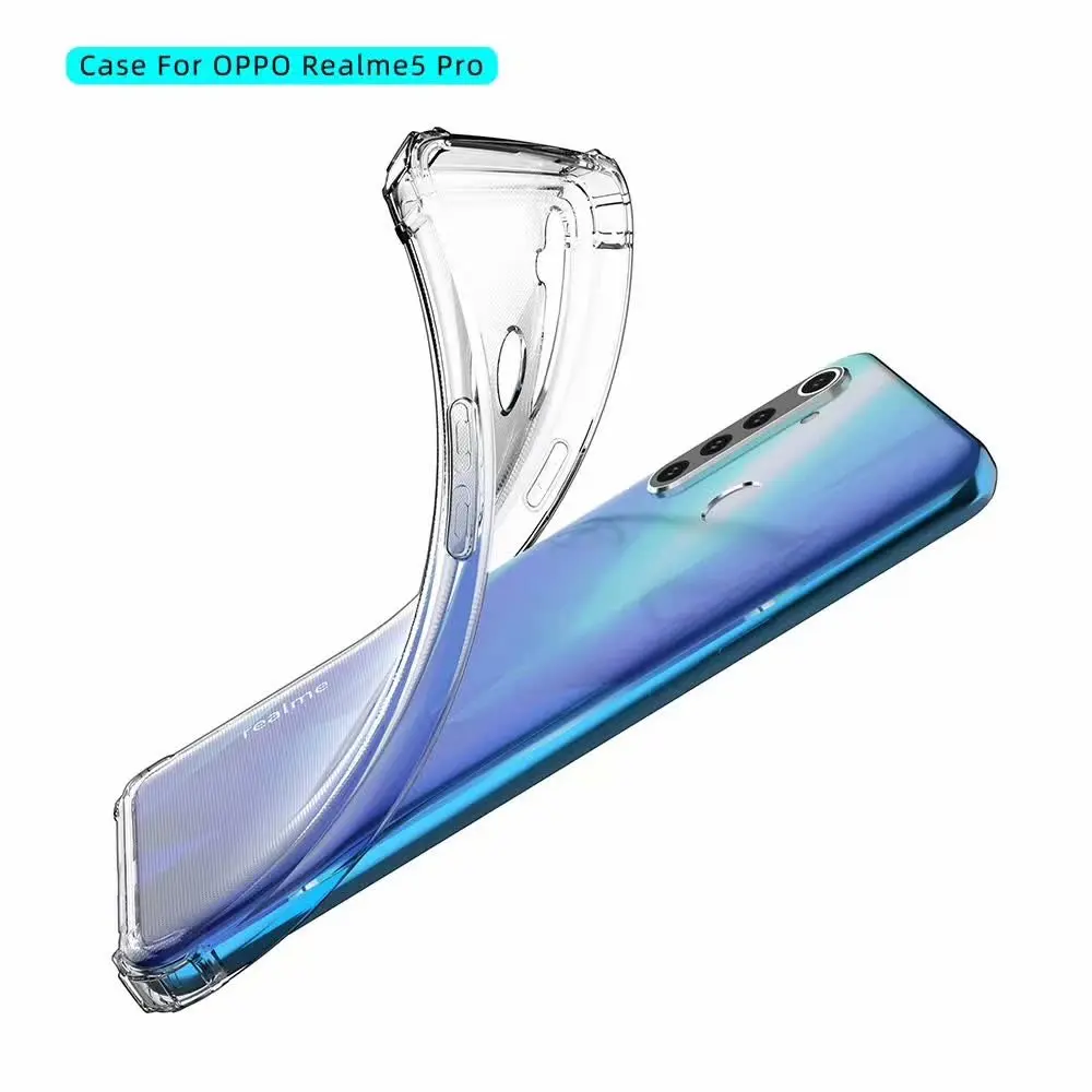 Airbag DropProof Anti-shock Armor Case for oppo realme X K3 C2 5 Pro Q Reno 2 2Z 2F A9 2020 A11X A1K Cover TPU Soft Phone |