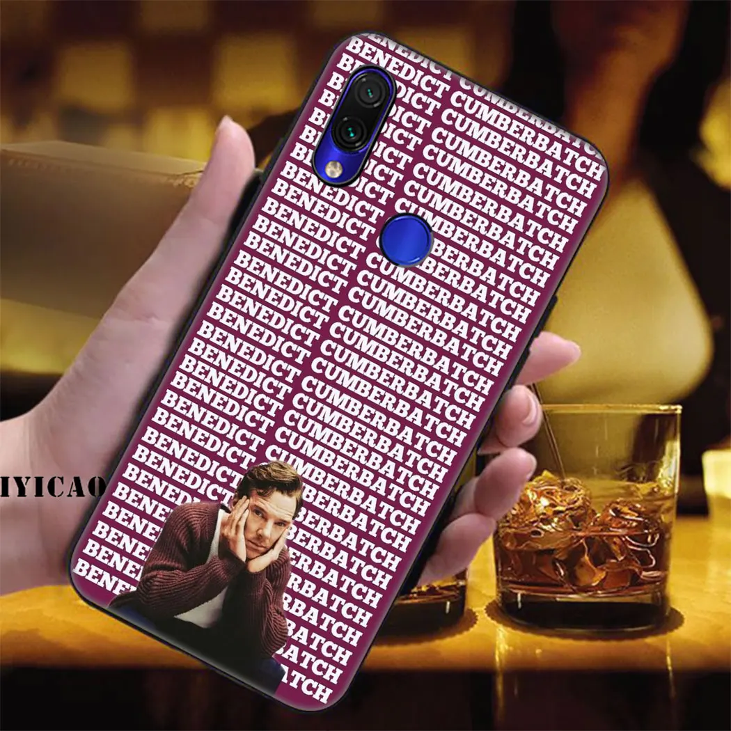 Мягкий чехол IYICAO Sherlock Benedict для Xiaomi Redmi Note 5 6 7 8 Pro 5A Prime 4 4X телефона | Мобильные