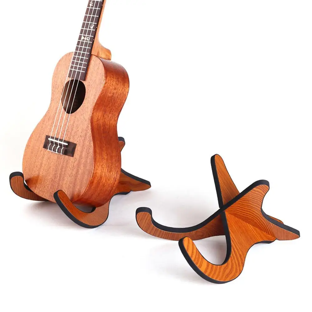 longteam elektrische akustische folk gitarre bass ukulele stehen abnehmbare holz guitarra zubehör stehen für musical instrument free global