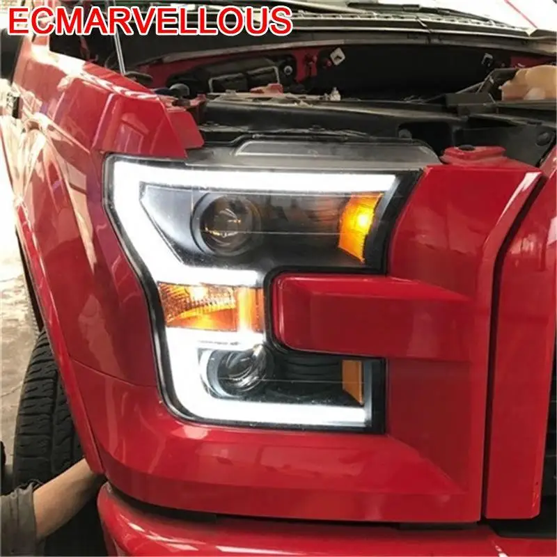 

Para Cob Assessoires Daytime Running Auto Drl Automovil Accessory Parts Led Headlights Car Lights Assembly 15 16 FOR Ford F-150