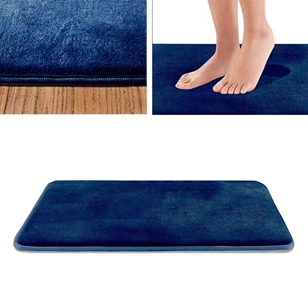 1 шт. мягкая Memory Foam коврик для ванной нескользящие абсорбирующие бархат Ванная