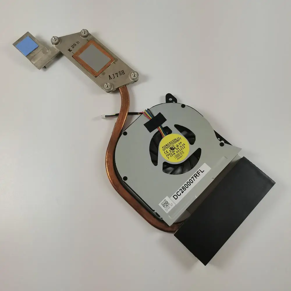 Новый оригинальный радиатор для Dell Latitude E6510 охлаждающий вентилятор DFS601705MB0T F962 TCF42