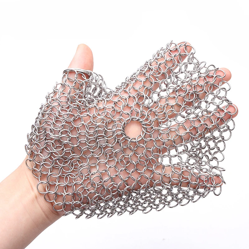 

KitchenAce Kitchen Scrubbing Stainless Steel Wool Washing Gloves Pan Dish Cleaning Gadgets & Tools Household Housekeeping Gadget