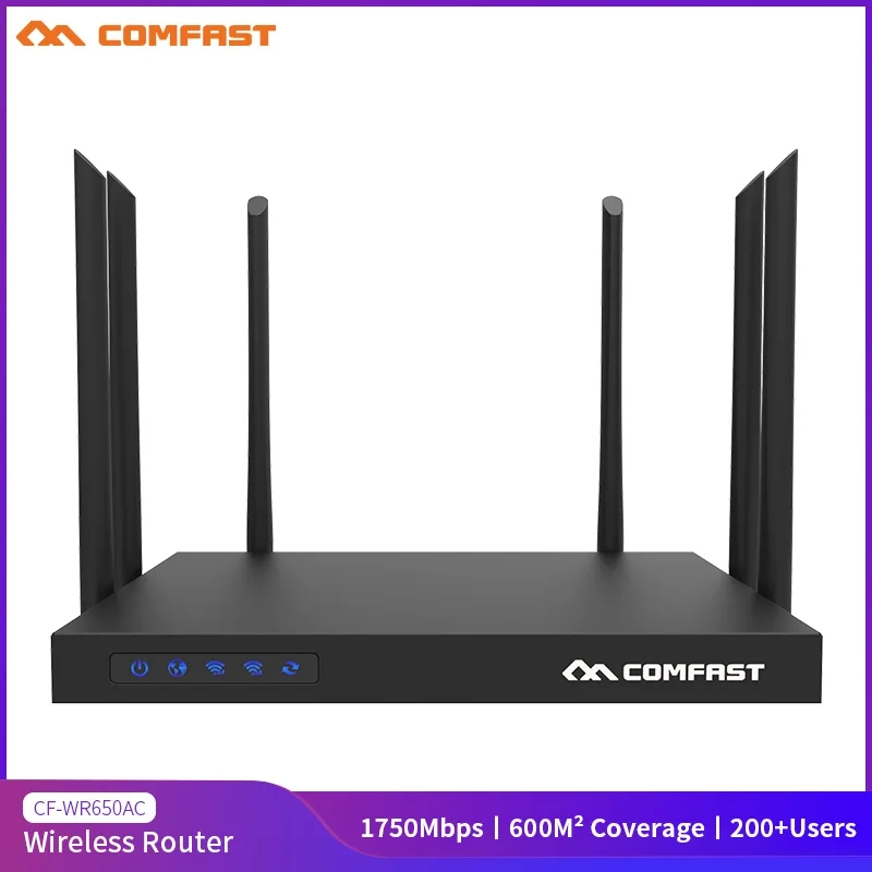 1750 Мбит/с Comfast CF WR650AC двухдиапазонный 2 4G & 5 8G Engineering AC Wi Fi роутер 3 Внешняя антенна