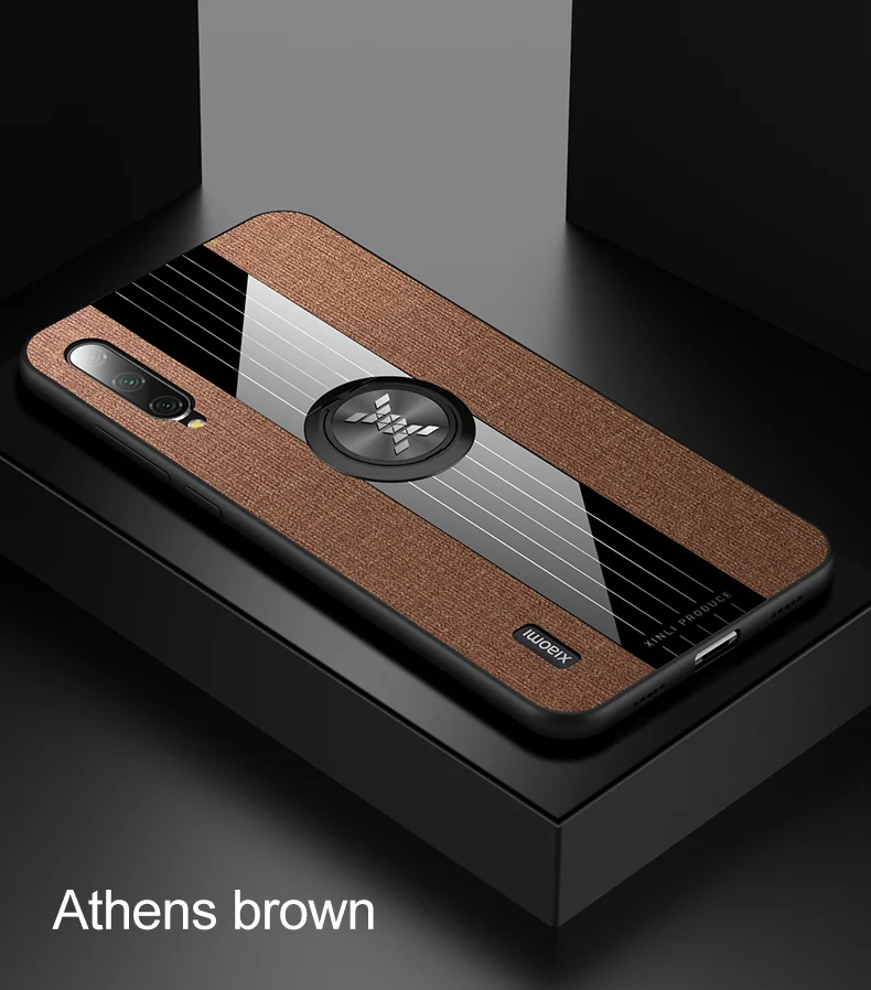 Чехол для Xiaomi mi A3, Роскошная мягкая силиконовая рамка и магнитное кольцо-держатель, задняя крышка для Xio mi A2 A3, чехол для телефона s capa