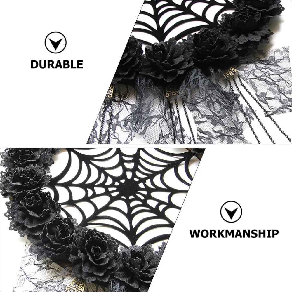 

1pc Style Wreath Pendant Spider Web Wreath Hanging Decor Scene Decor