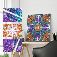 diamond painting new flower luminous special shaped diamond 5d diy embroidery sales mandala mosaic home decoration crafts gifts