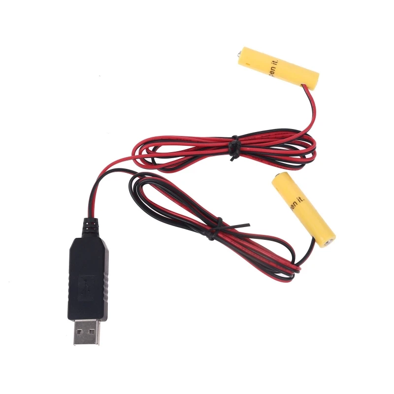 USB сетевой преобразователь в 1 5 двойной Устранитель батареи AA AAA может заменить