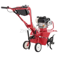four stroke gasoline micro tillage machine small agricultural orchard vegetable field arable land ditching weeding rotary tiller