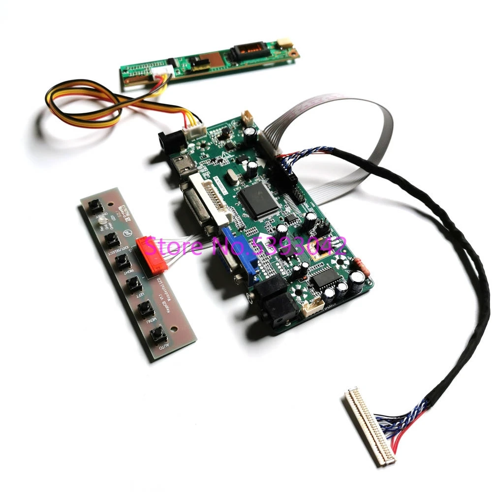 

For N154I2-L01/L02/L03/L04/L05 LVDS 30-Pin 15.4" 1CCFL Inverter 1280*800 VGA+DVI M.NT68676 LCD Display Controller Card Kit