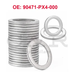 30pcs 18x26x2mm aluminum transmission oil drain plug washers for honda for acura replacement auto part 90471 px4 000 free global shipping