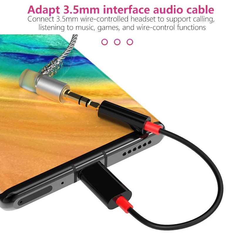 Цифровой Кабель адаптер GuideRay CL06T с разъемом Type c на 3 5 мм для KZ ZSX ZS10PRO ZSNPRO BL03