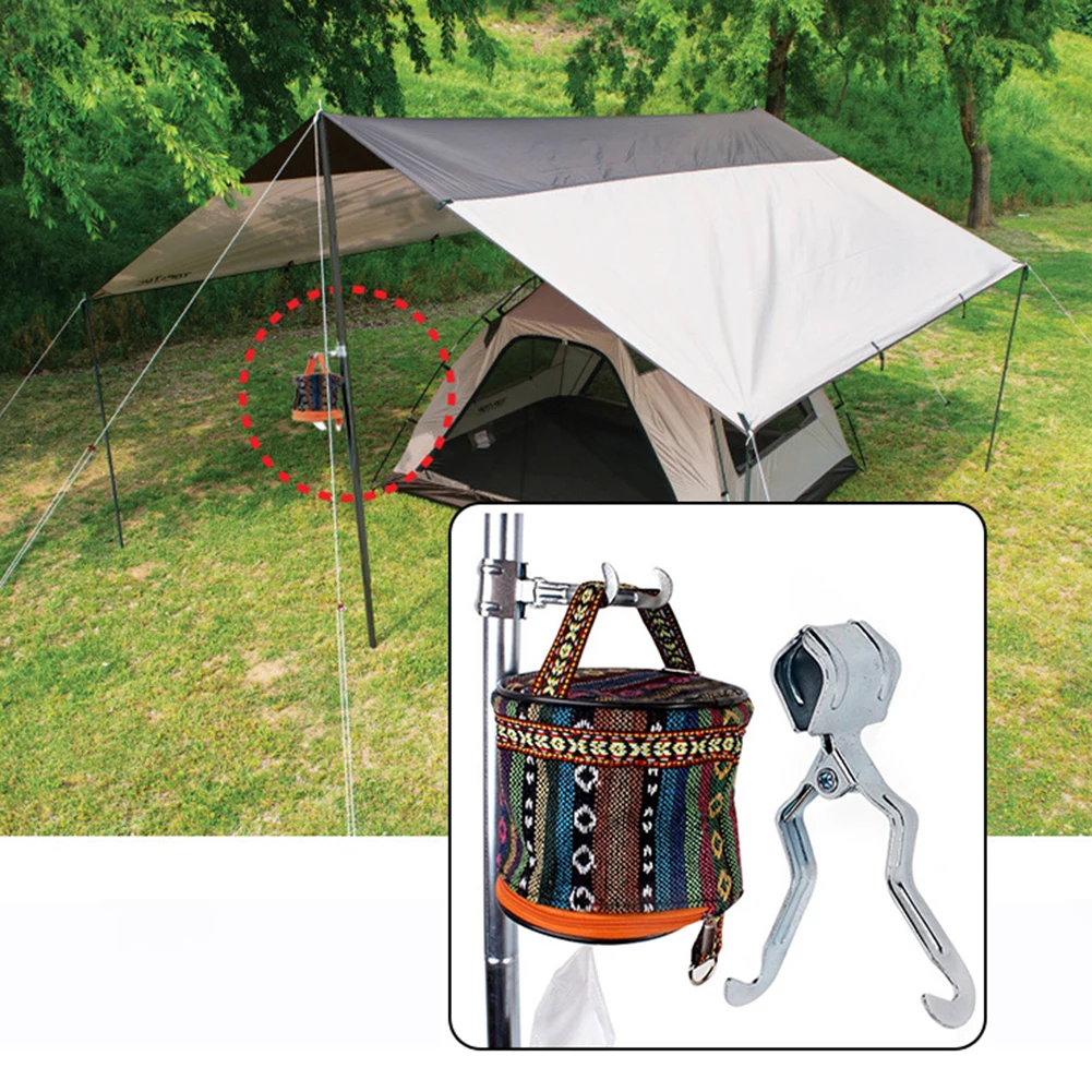 Многофункциональный крючок для палатки железная вешалка кемпинга светильник