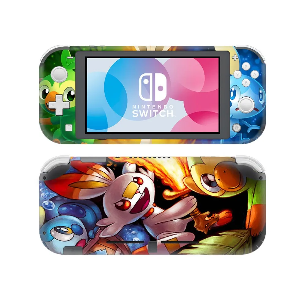 Покемон го Меч Щит кожи наклейка для nintendo Switch Lite консоль протектор мини nintendo Switch Lite стикер кожи