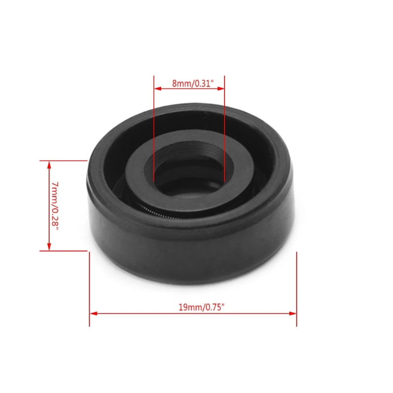 

8x19x7mm Wearable Breadmaker Sorbet Machine Blender Repair Parts Oil Seal Ring