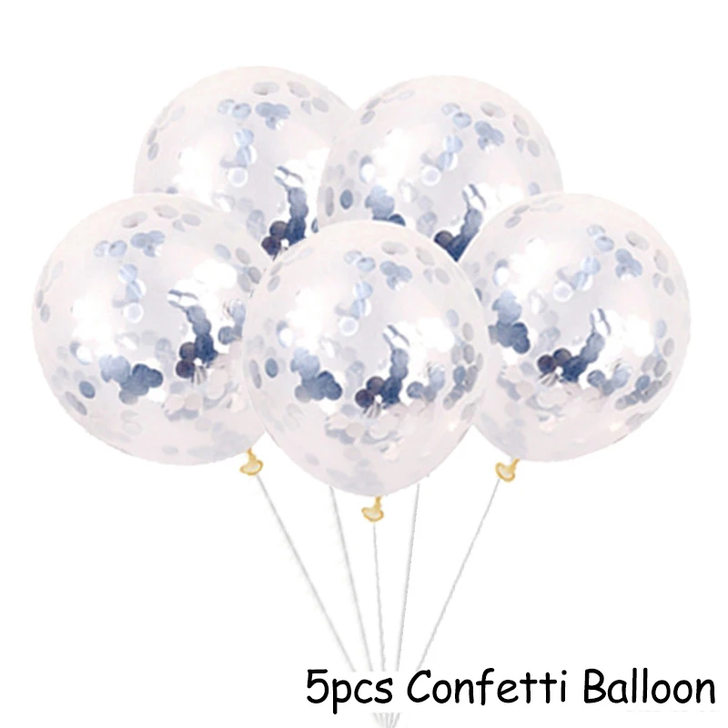 5pcs Balloons Фоторамка с новогодним декором воздушные шары из фольги новогодние Вечерние Декорации шариковые шары с цифрами - Цвет: 5pcs Balloons