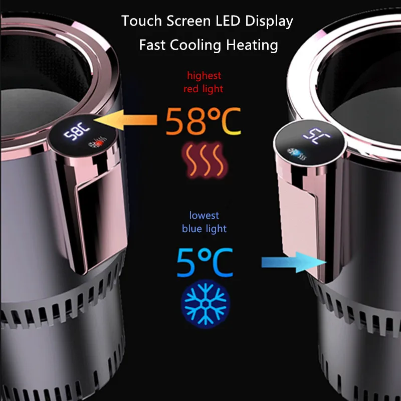 Домашний офис подогреватель для бутылок с водой 12 В сенсорный экран подогрев