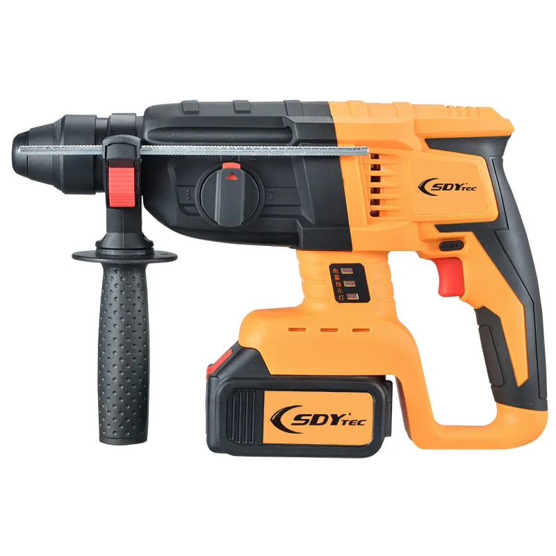 

2 batteries 1 charger heavy duty brushless lithium electric hammer three usages