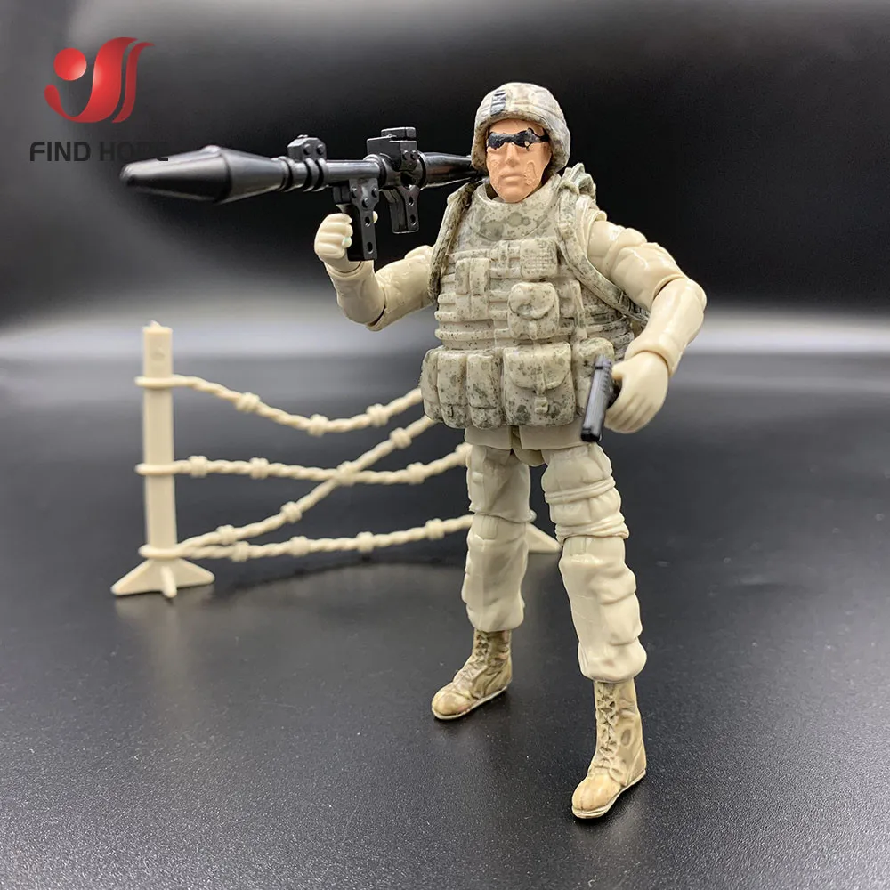 1 шт. 1:18 США 101 й дивизион солдат фигурку модели с оружием армии мужчин сборная
