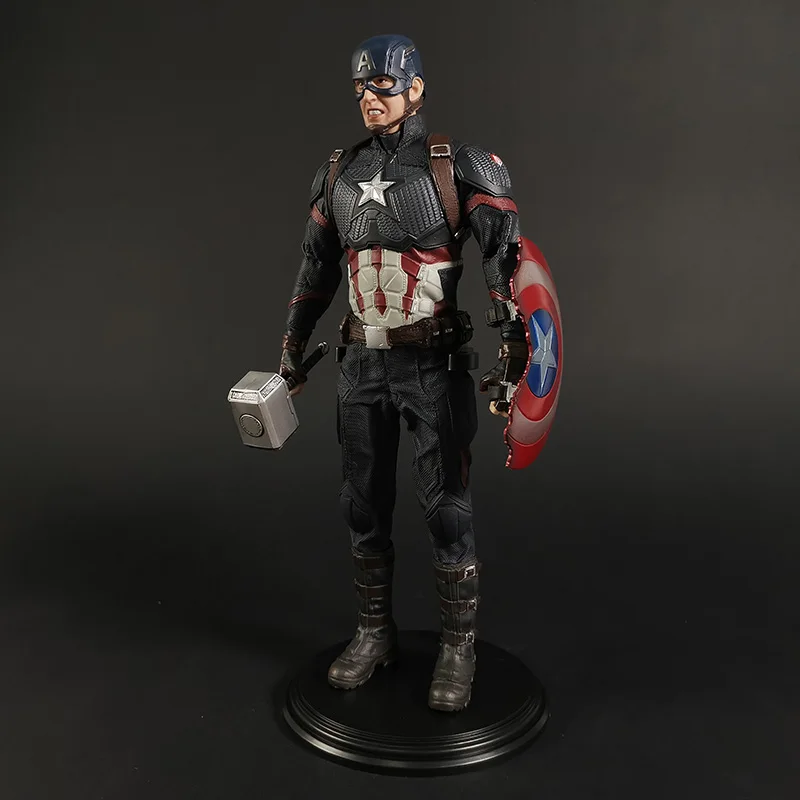 Комиксная статуя супергероя Marvel 1/6 Капитан Америка модель игрушки | Игрушки и