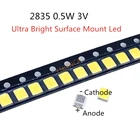 100pcs SMD СВЕТОДИОДНЫЙ 2835 теплые холодного естесственный белый Чип 0,5 W 3,0-3,6 V 150mA 45-50LM ультра яркий поверхностного монтажа светодиодный