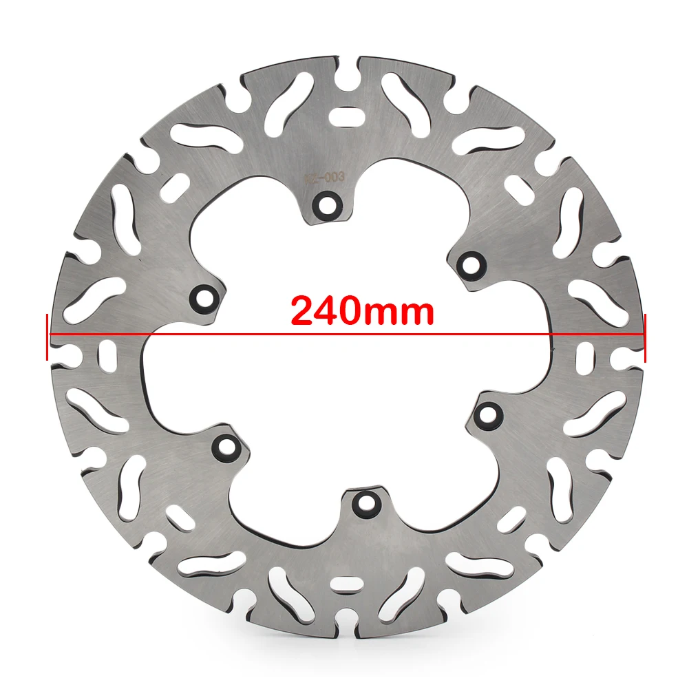 

Motorcycle Rear Brake Disc Disks Rotor For BMW F650 1993-2008 F650CS F650GS F650ST F 650 GS Daker G650 Stainless Steel 240MM