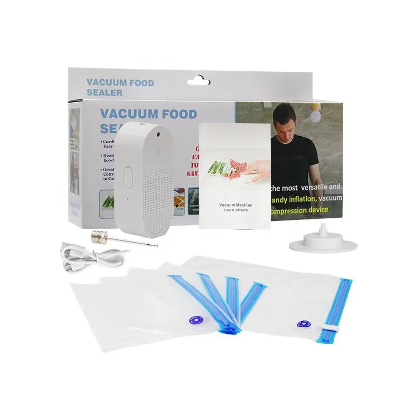 Бытовая портативная вакуумная упаковочная машина Ручной вакуумный упаковщик