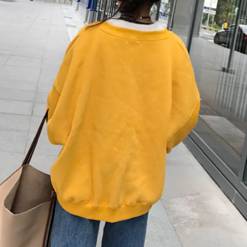 Модное осенне-зимнее женское повседневное свободное однотонное пальто на