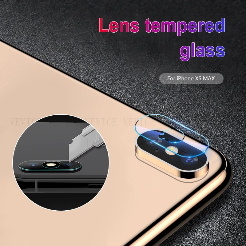 VEVICE Защита от царапин Закаленное стекло HD объектив пленка для iPhone X XS MAX XR 7 8 Plus