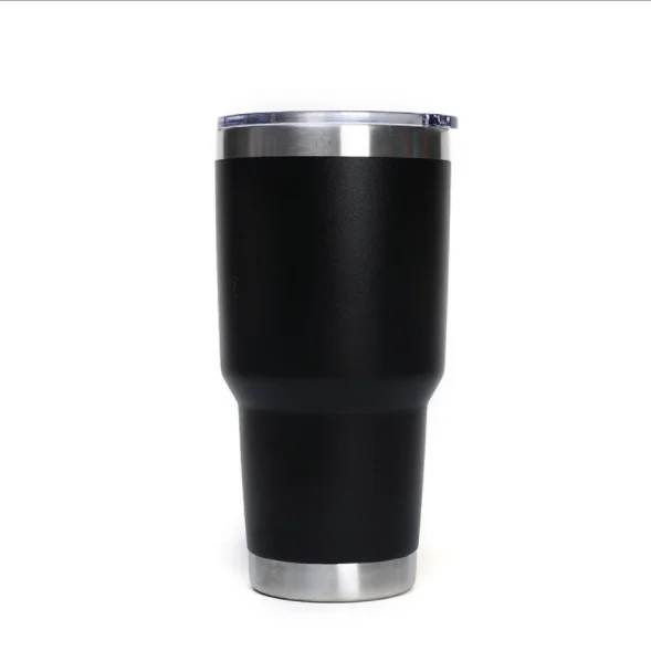 30oz black Лазерная гравировка, Кастомизация 20 унций 30 унций, нержавеющая сталь, пивной стакан, стакан, дорожная пивная кружка, термос, кофейные кружки - Цвет: 30oz black