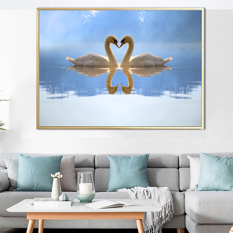 Печатные картины для дома настенное искусство Скандинавская живопись модульные