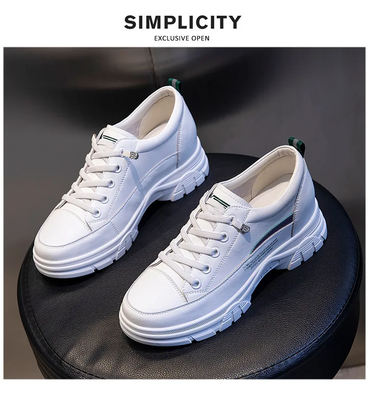 

Spring leather small white shoes 2021 new sports running flat bottom casual breathable women's shoes sneakers women