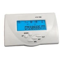 caller id display equipment white for landline phone fixed telephone home house office support fsk dtmf etse backlight