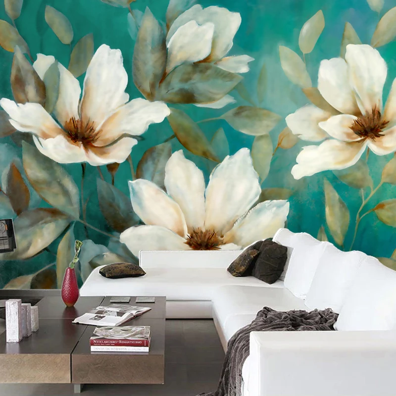 

Large mural wedding photography background wallpaper living room sofa bedroom door of happiness ivy custom size