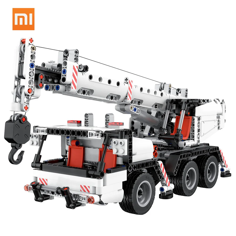 Строительные блоки Xiaomi Mitu миниатюрный городской инженерный журавль робот