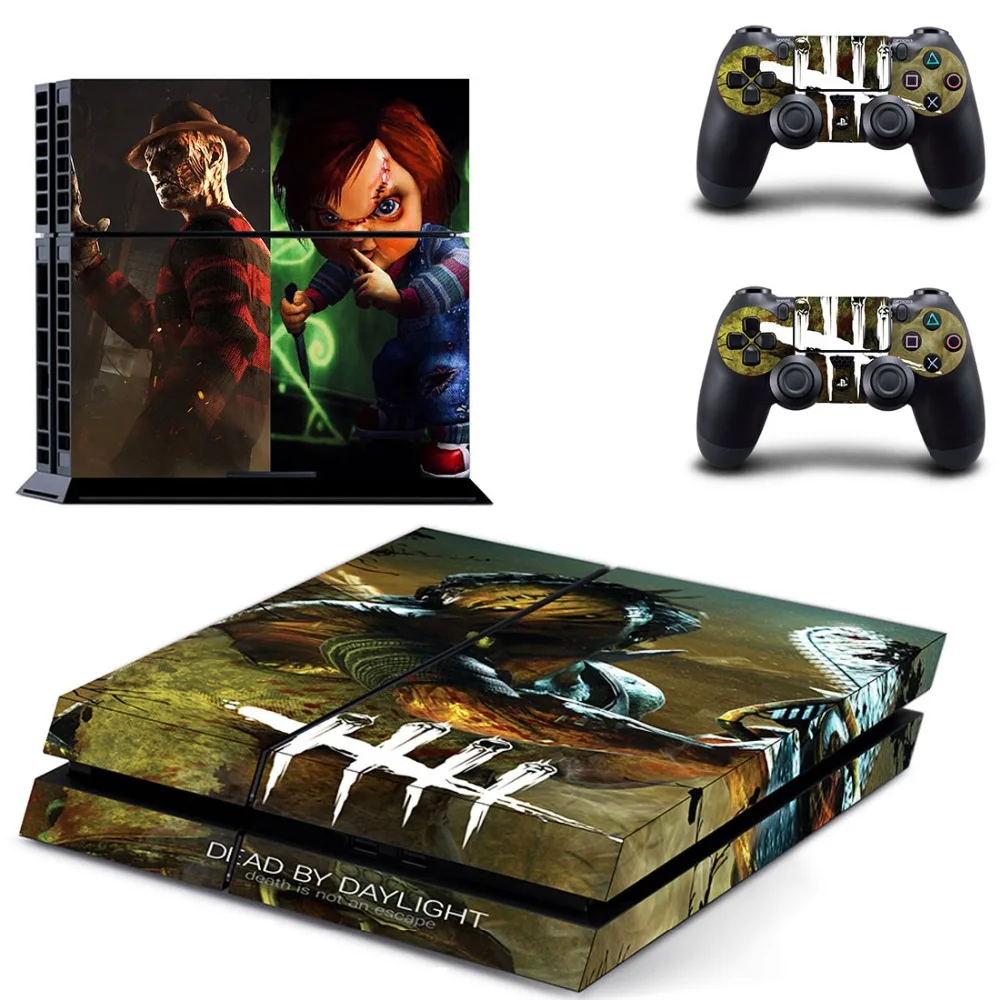 Наклейка Dead by Daylight наклейка для PS4 для консоли sony playstation 4 и 2 контроллера наклейка для PS4 виниловая наклейка