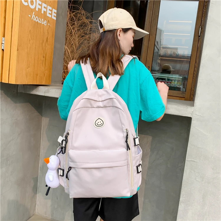 

YTX657 Couple backpack female college students simple campus backpack large-capacity high-value school bag