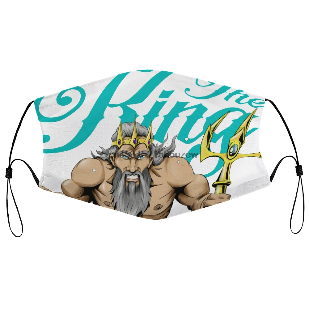 Пылезащитная маска с фильтром Poseidon Русалка папа мерд мер Мерман Король Нептун