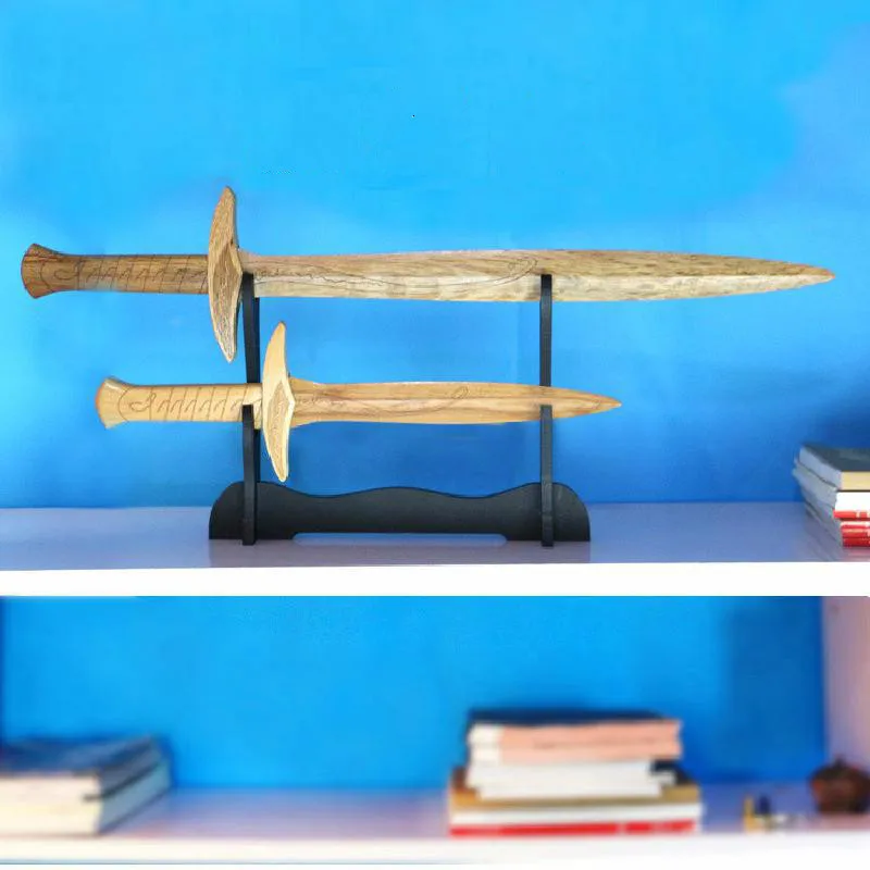 Деревянный меч для косплея реквизит оружие деревянный без лезвия мастер-меч