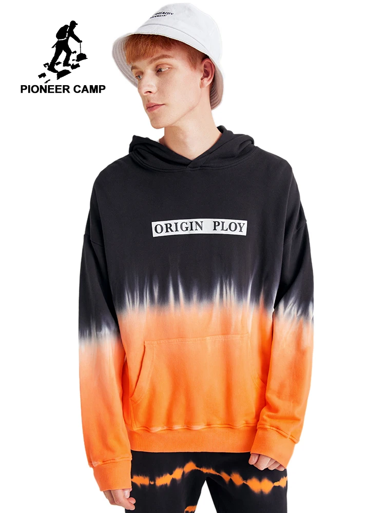 Pioneer Camp модные уличные мужские толстовки худи повседневные хлопковые с длинными