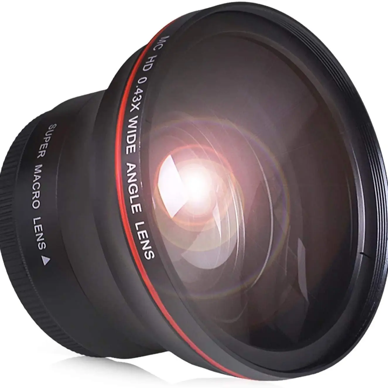 58 мм 0.43x HD широкоугольный объектив (w/Macro part) для Canon EOS 760D 650D 600D 550D Rebel T7i T6s T6i T6 T5i T5 T4i