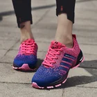 Женские кроссовки для бега, дышащая уличная спортивная обувь, легкие кроссовки для женщин, удобная обувь на плоской подошве с подушкой для тренировок